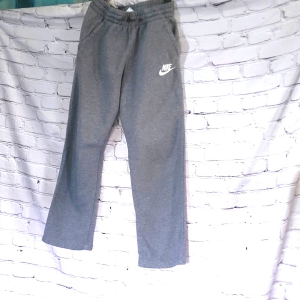 Dark Grey Nike sweatpants.